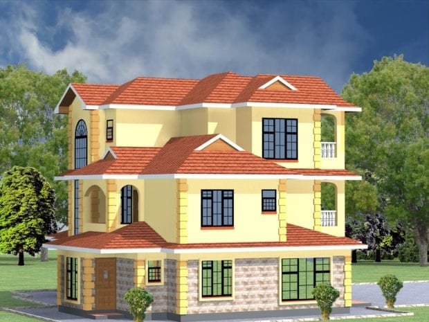 4 Bedroom Maisonette House Designs in kenya