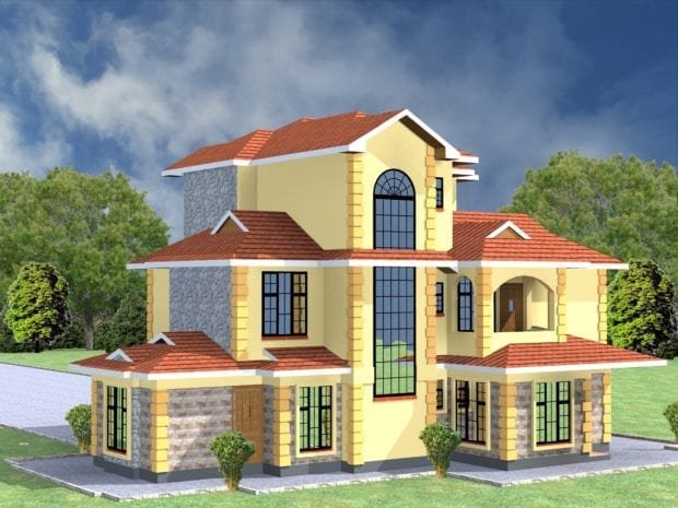 4 Bedroom Maisonette House Designs in kenya