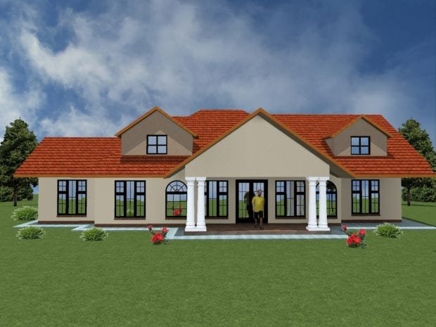 4 Bedroom house plan and design in Kenya