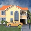 4 Bedroom Maisonette House Plan
