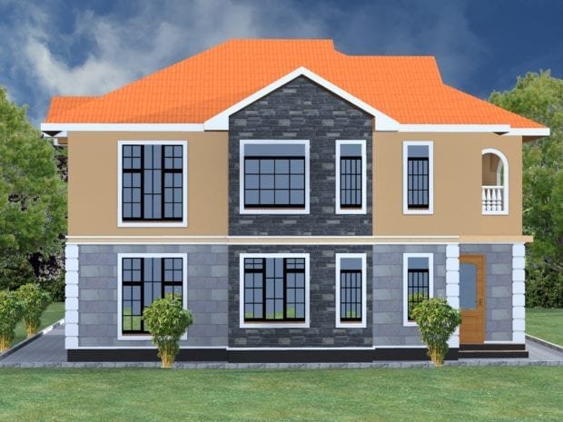 4 Bedroom Maisonette House Plan