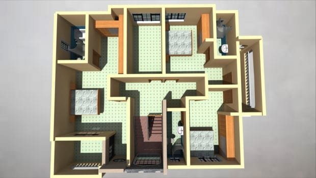 4 Bedroom Maisonette House Plan Design|HPD Consult