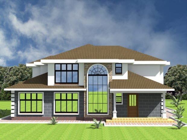 Brilliant 4 Bedroom Maisonette House Plan|HPD Consult