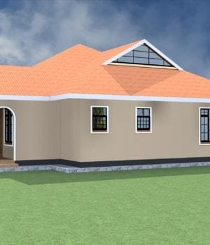 Modern four bedroom house plans