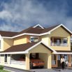 4 Bedroom house plans with attached garage.