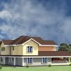4 Bedroom house plans with attached garage.