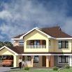 4 Bedroom house plans with attached garage.
