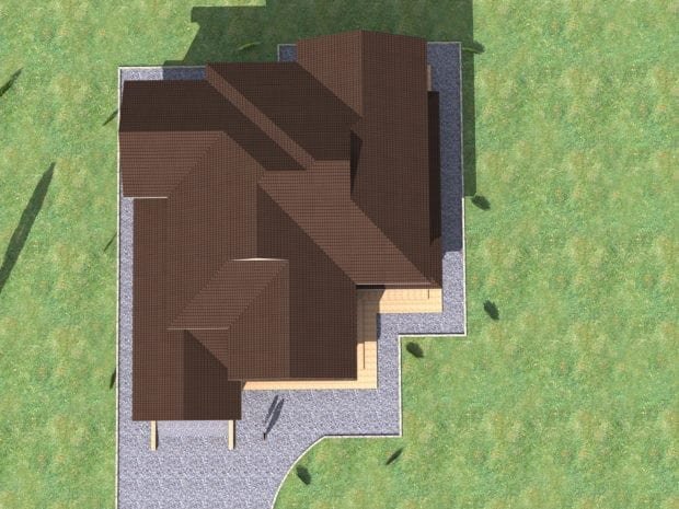 4 Bedroom house plans with attached garage.