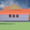 Simple 4 Bedroom Bungalow Design