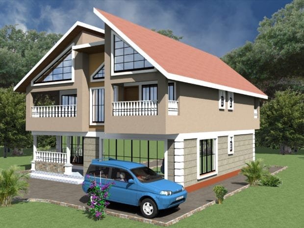 Modern Four Bedroom House Plans