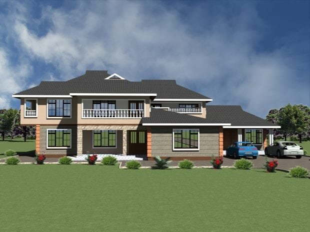 7 Bedroom Maisonette House Plan