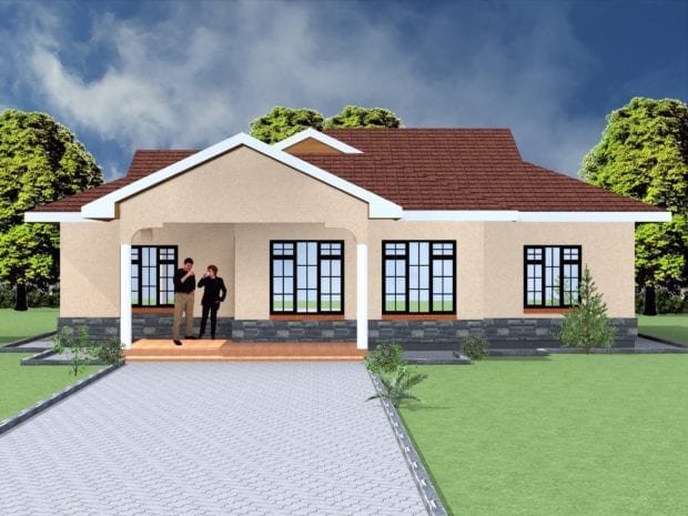 3 bedroom house design plan