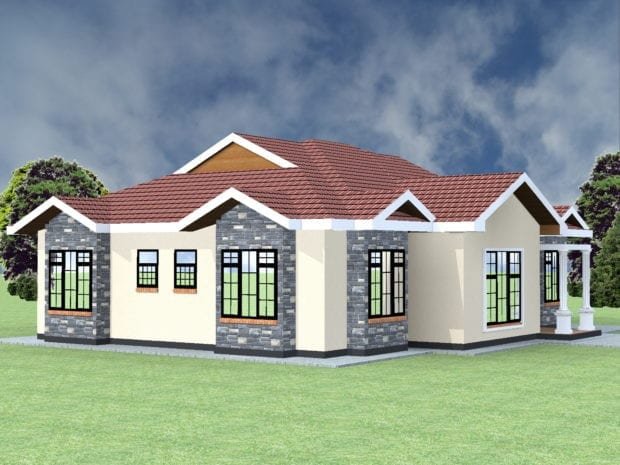4 Bedroom house plans and designs in Kenya