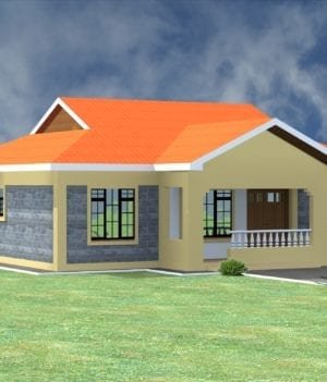 1099 RPT NO.2 low budget modern 3 bedroom house design