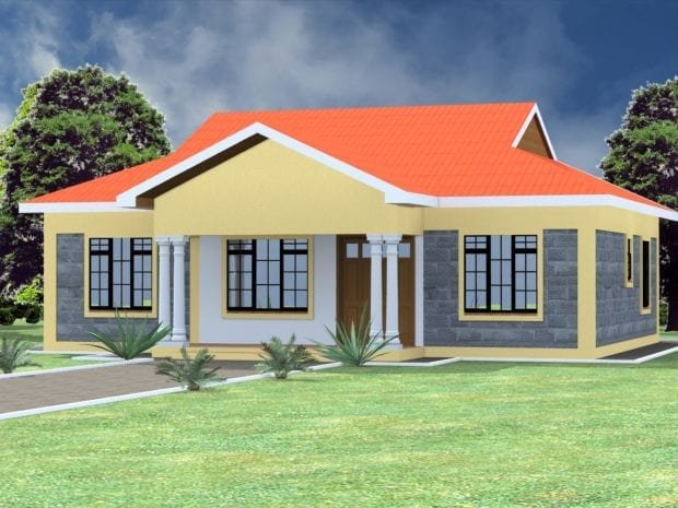 low budget modern 3 bedroom house design