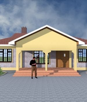 3 bedroom modern house