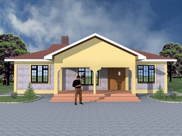 3 bedroom modern house