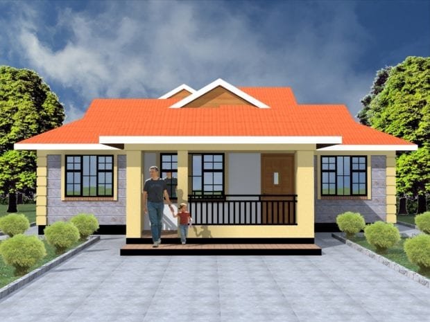 3 Bedroom bungalow house
