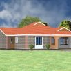 Simple three bedroom house plan