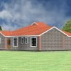 Simple three bedroom house plan