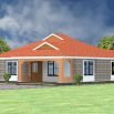 Simple three bedroom house plan