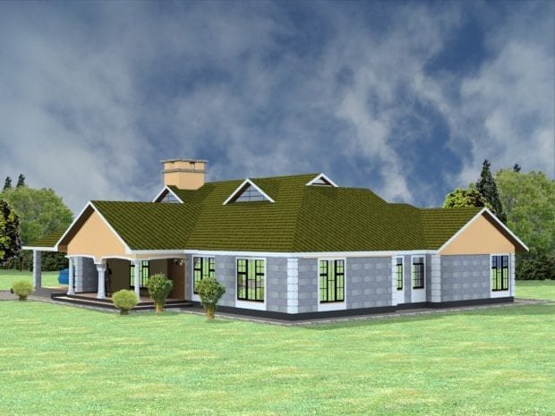 4 Bedroom house plans and designs in Kenya