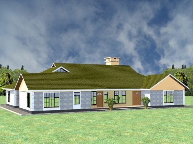 4 Bedroom house plans and designs in Kenya