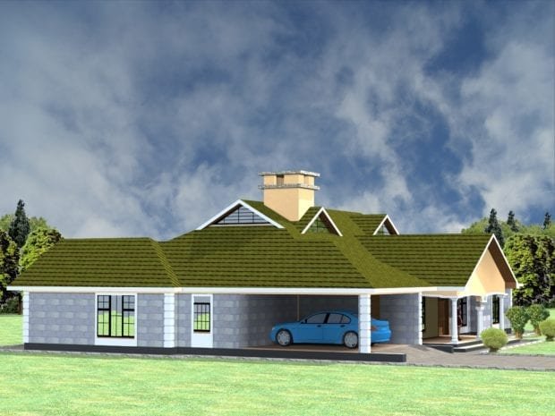4 Bedroom house plans and designs in Kenya