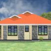 Elegant bungalow house design