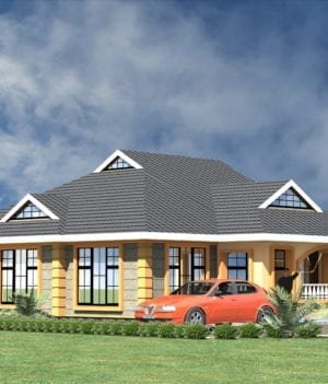 3 Bedroom Bungalow With 2 Bathrooms (Design 1156B)