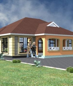 three bedroom house designs