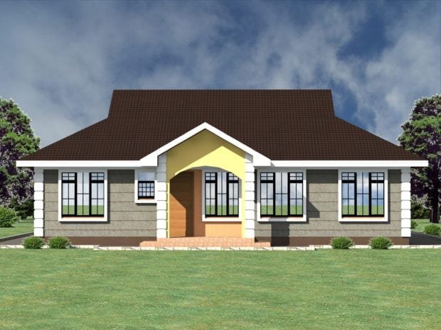 4 bedroom bungalow house plans kenya