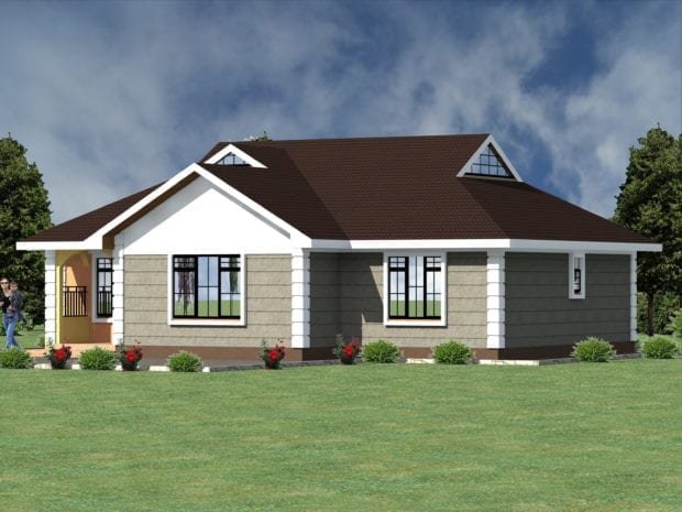 4 bedroom bungalow house plans kenya