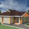 Low cost 2 bedroom house plan in Kenya