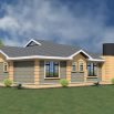 Simple three bedroom house plan