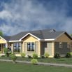 Simple three bedroom house plan