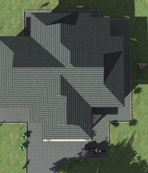 Two bedroom plan house
