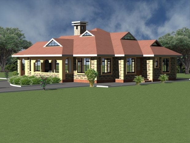 Simple four bedroom house plans