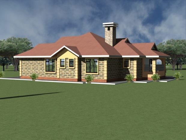 Simple four bedroom house plans