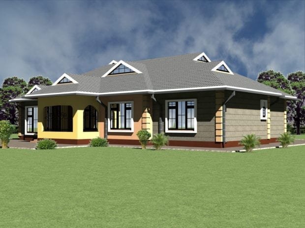 modern four bedroom house plans