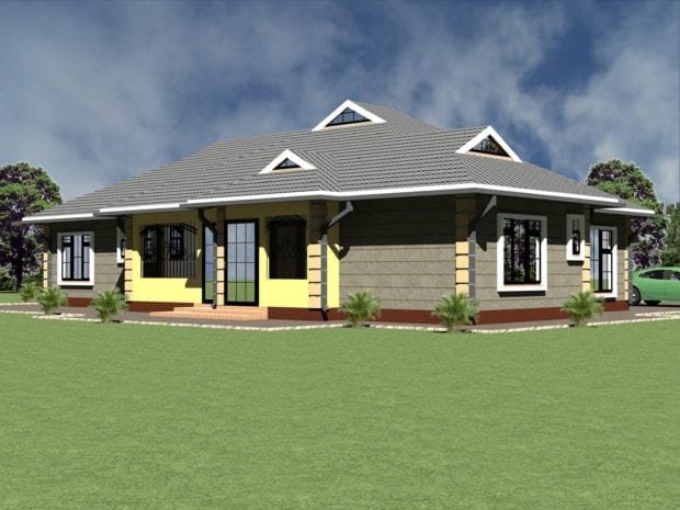 modern four bedroom house plans
