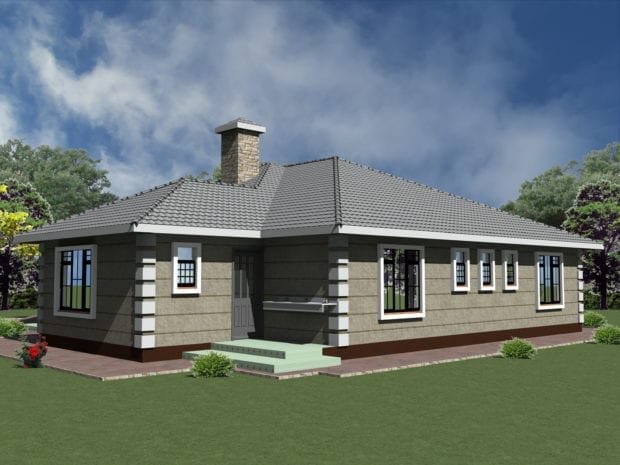 Beautiful 3 bedroom design with floor plan