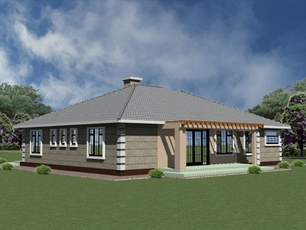 beautiful 3 bedroom design with floor plan