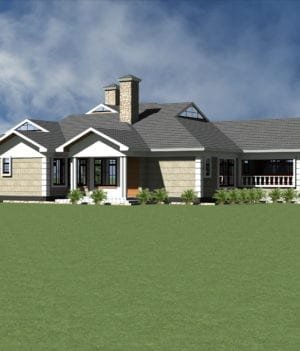 Four bedroom bungalow house plans
