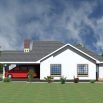 Three bedroom house plan