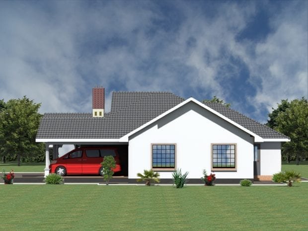 Three bedroom house plan