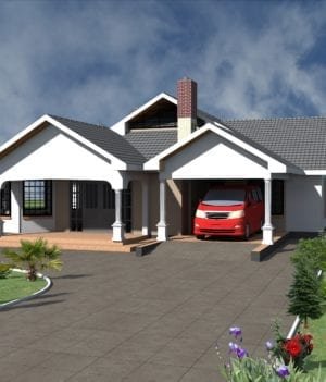 Three bedroom house plan