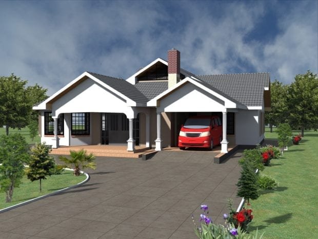 Three bedroom house plan