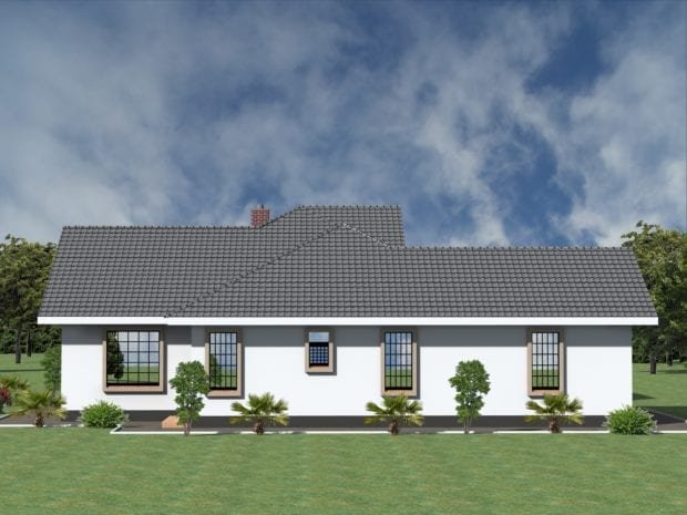 Three bedroom house plan