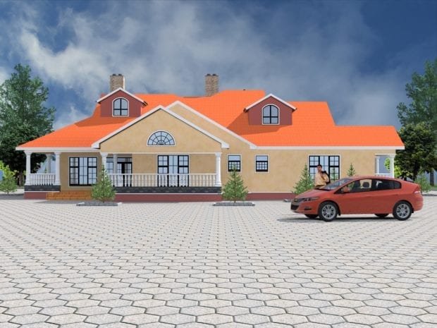 Palatial 5 bedroom house design plan